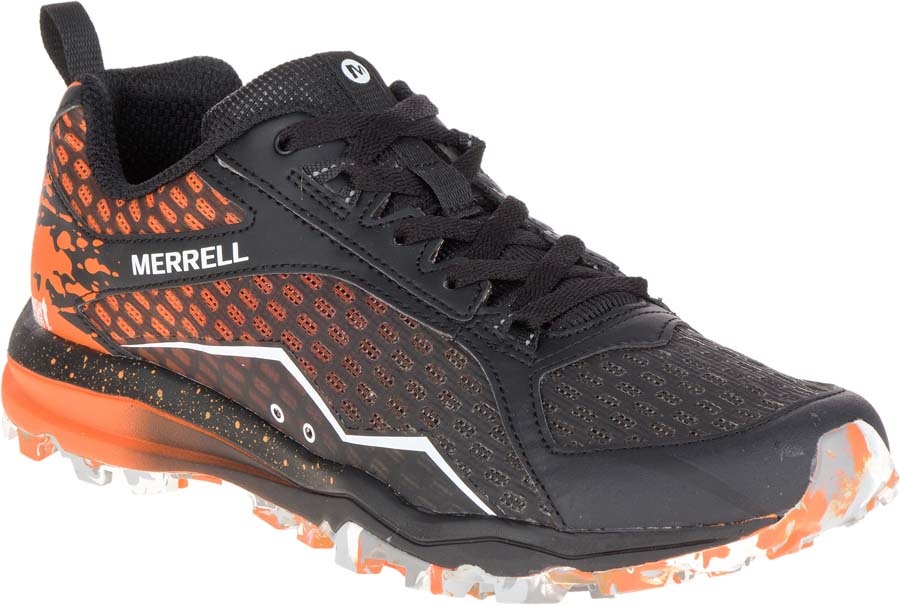 Merrell All Out Crush Tough Mudder Trail Running Shoes Uk 11 Orange